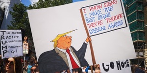 Over One Million Londoners Could Protest Against Trump's UK Visit Next Month