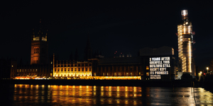 Grenfell United Shine A Condemnatory Light On The Houses Of Parliament