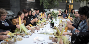 Tuck In To A Riverside Feast At London's Longest Picnic Table