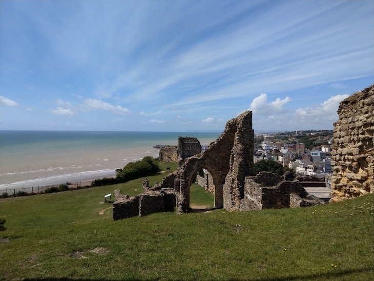 An old ruin by the sea