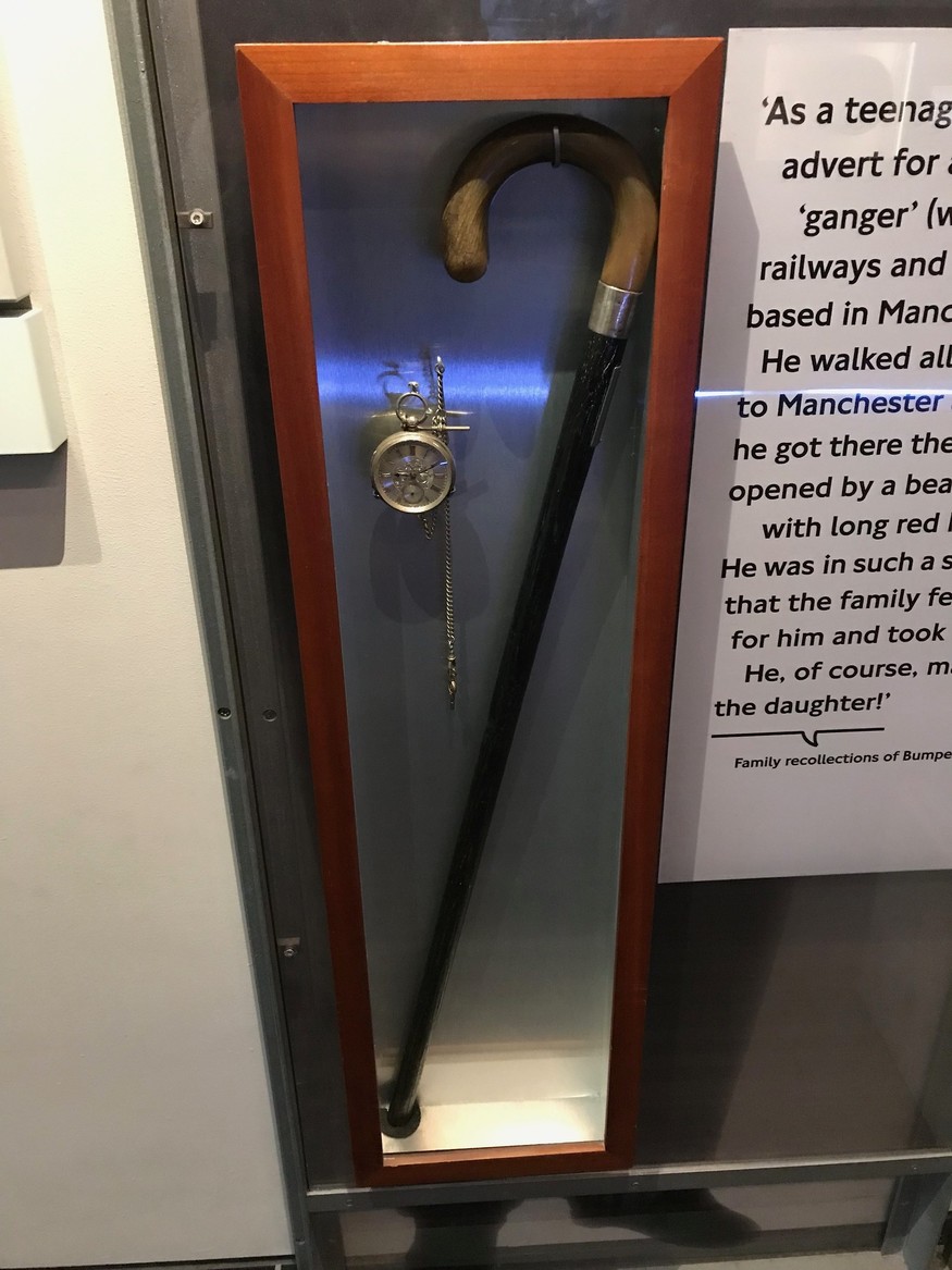 Bumper Harris walking stick.