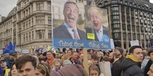 Londoners Are Amassing In Central London Tonight, To Protest Against The Prorogation Of Parliament