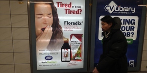 Does The Yawning Floradix Lady Haunt Your Commute?