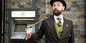 This ATM Is Actually A Secret Passageway To Free Gin