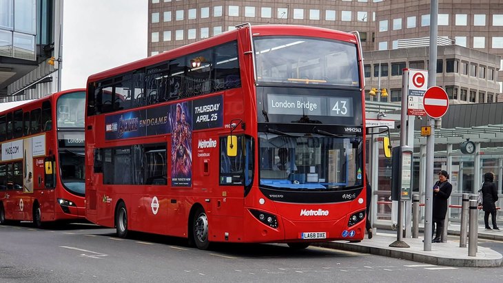 43 Bus going to London Bridge