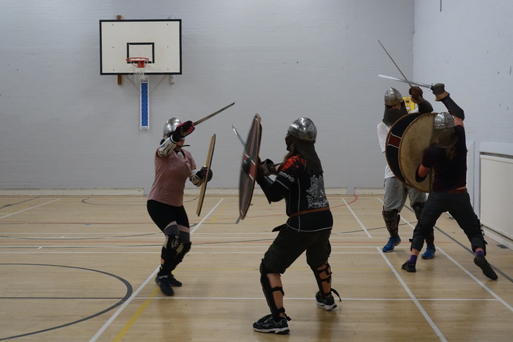 Vikings fighting in Walthamstow