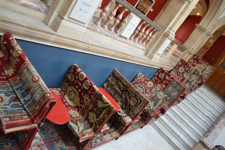 Battersea Arts Centre carpet seats
