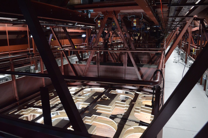 Inside the roof space at BAC