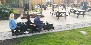 We Took A Ride On This Miniature Railway In An East London Beer Garden