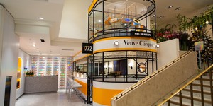 This Tram Bar Serving Champagne Just Pulled Up In Selfridges