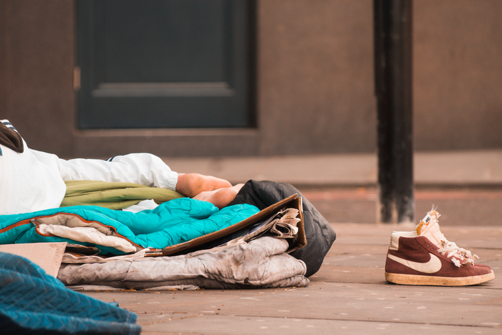 Homeless person's belonging's