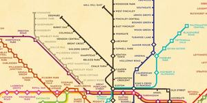 Harry Beck's Original London Underground Map... But With 2020's Tube Network
