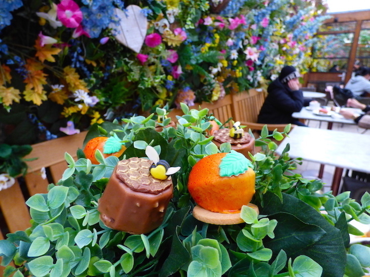 This unusual afternoon tea at Dominique Ansel in London takes on a pretty fruit and veg theme
