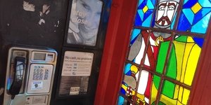The Stained Glass Phone Box Of Embankment