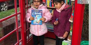 A Phone Box Full Of Books You Can Borrow Any Time