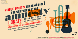 Got An Unused Musical Instrument? Here's How To Donate It Via Ronnie Scott's