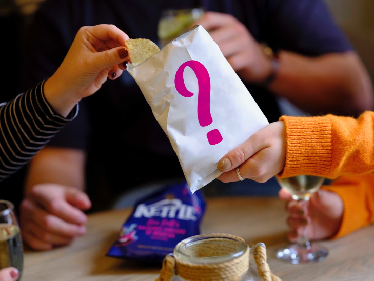 Free and cheap events in London this week: people tucking into a mystery flavour bag of Kettle Chips