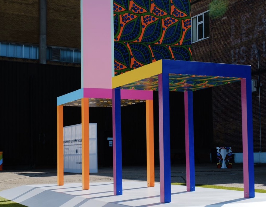 Your New Favourite Sculpture Yinka Ilori s Giant Chairs In The Your New Favourite Sculpture Yinka Ilori s Giant Chairs In The