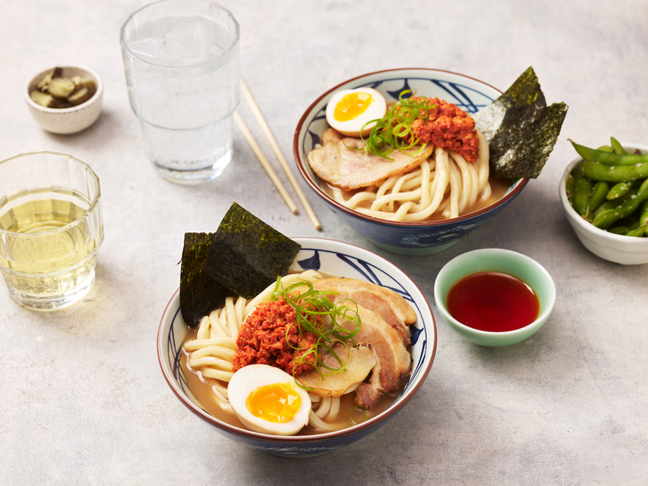 Best Restaurants, Cafes, Bars And Pubs in Canary Wharf:  Beautifully presented ramen with eggs on top