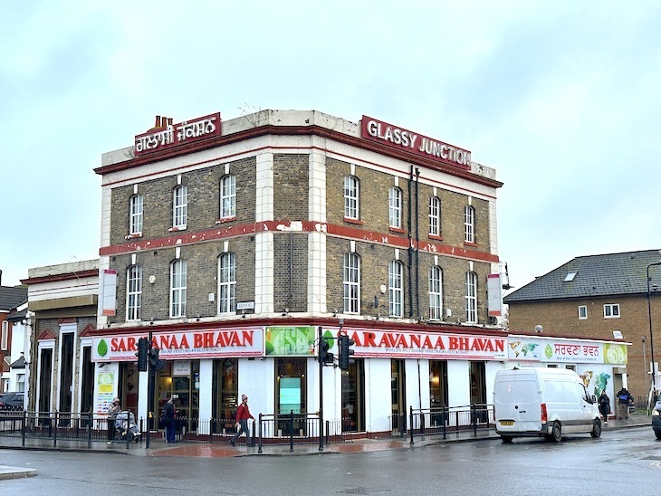 Glassy House in Southall