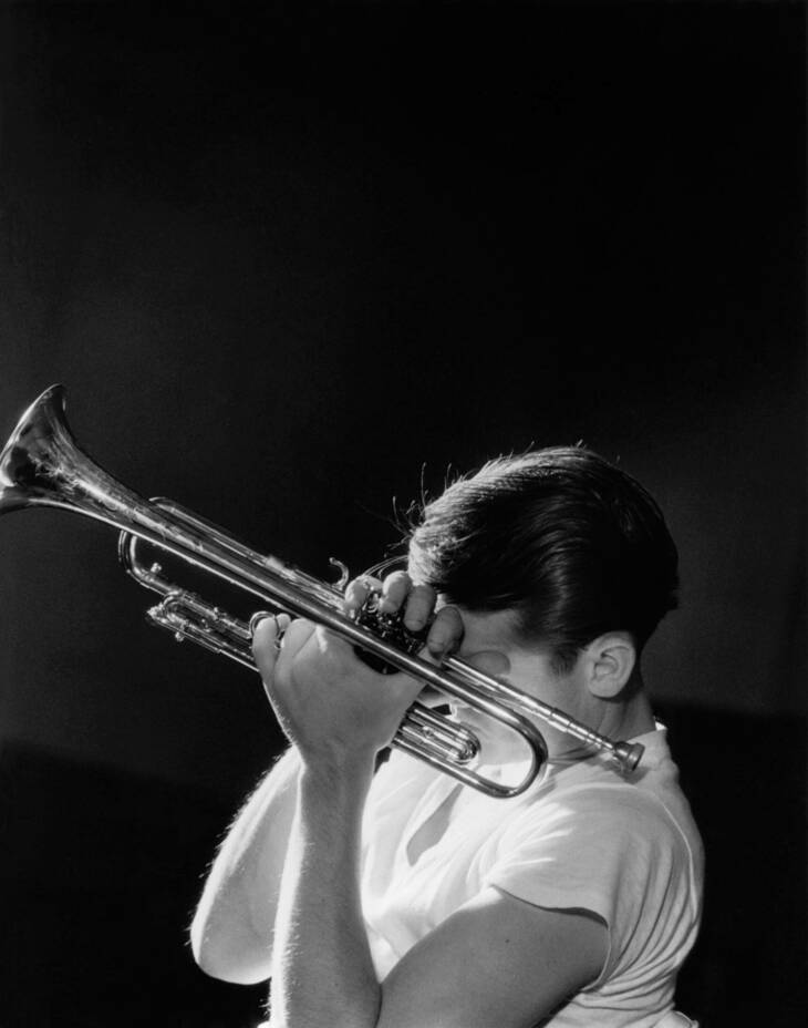 A man with a trumpet