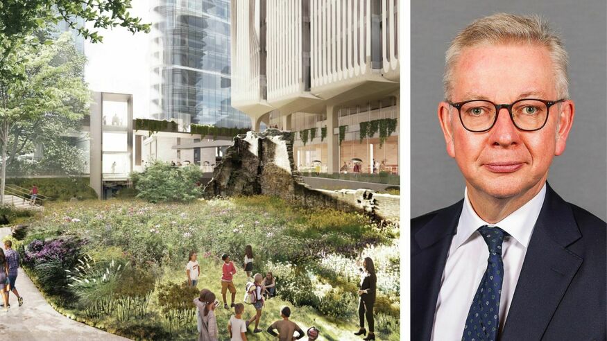 A mock up of the new development/Michael Gove