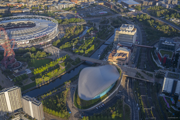 The Olympic Park from above