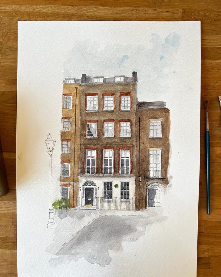 A handsome townhouse