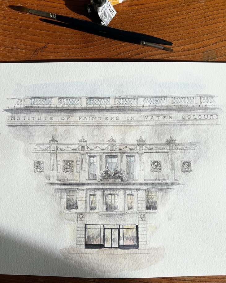 A grand neoclassical frontage