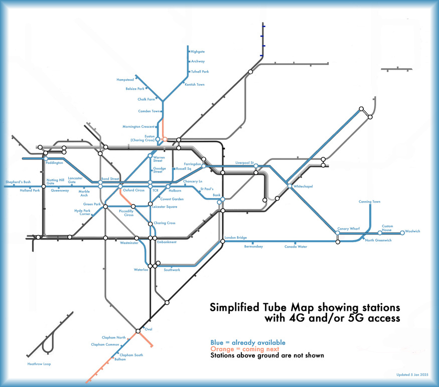 A map of 5g underground