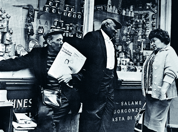 Soho characters hanging out on the streetr