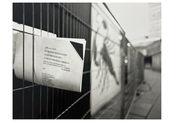 The Bullring late 90s notice of eviction