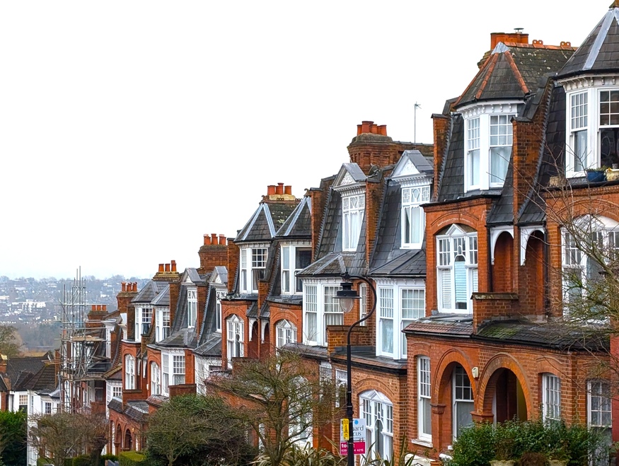 Beautiful redbrick houses