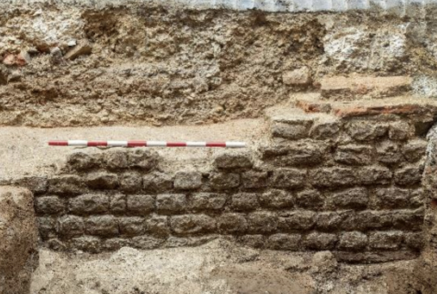 Part of the remains of the basilica found on Gracechurch Street
