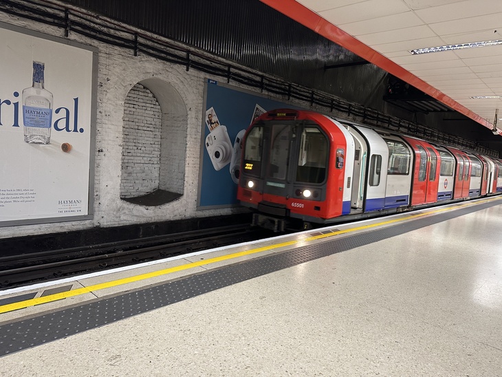 A Waterloo and City line train