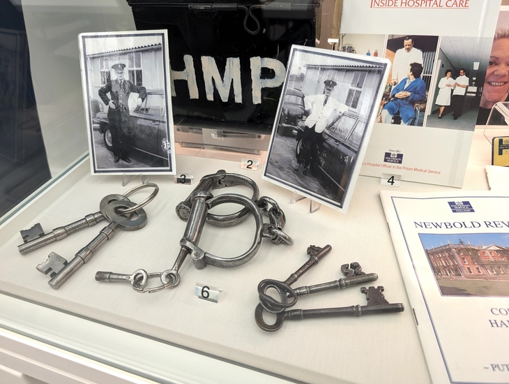 A collection of prison keys