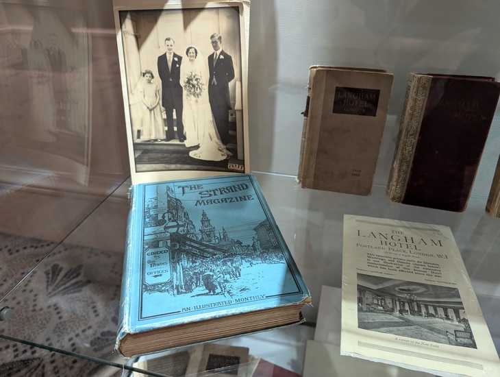 A collection of photos and pamphlets