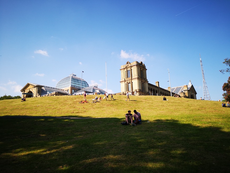 Alexandra Palace in the sun