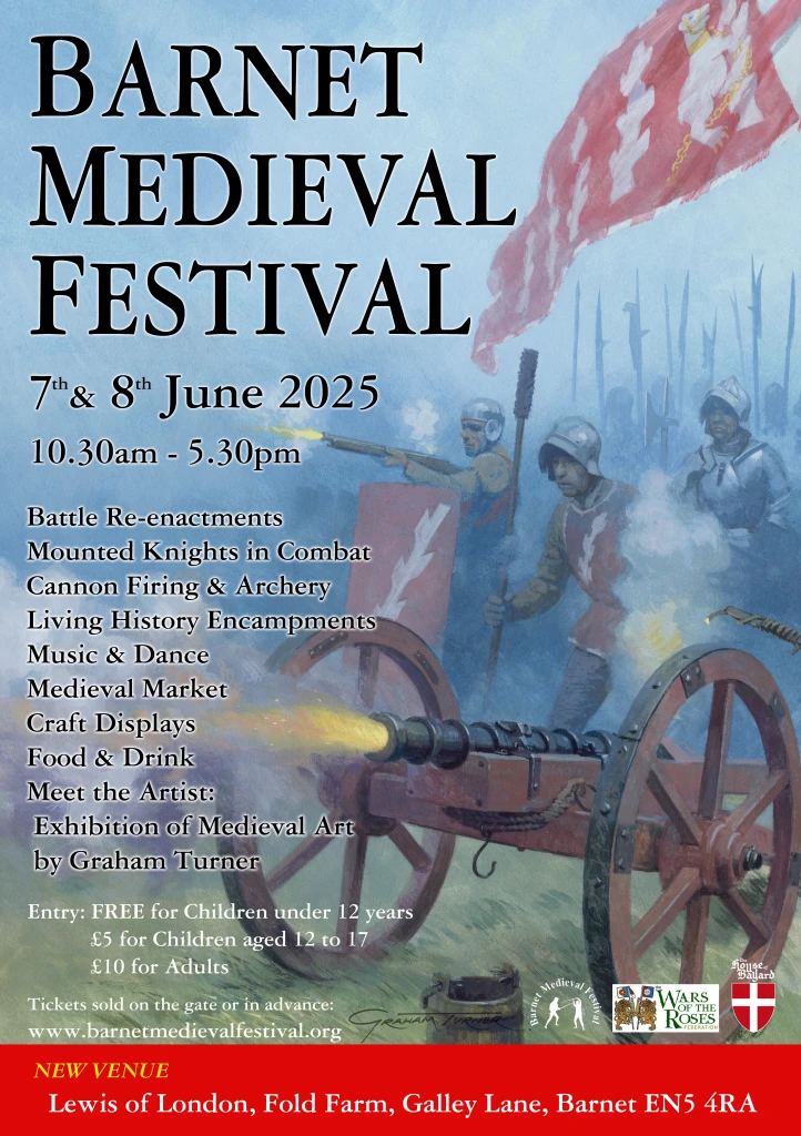 Flyer for Barnet Medieval Festival