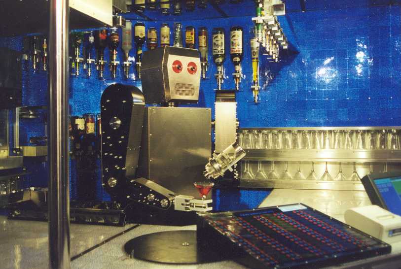A robot bar tender