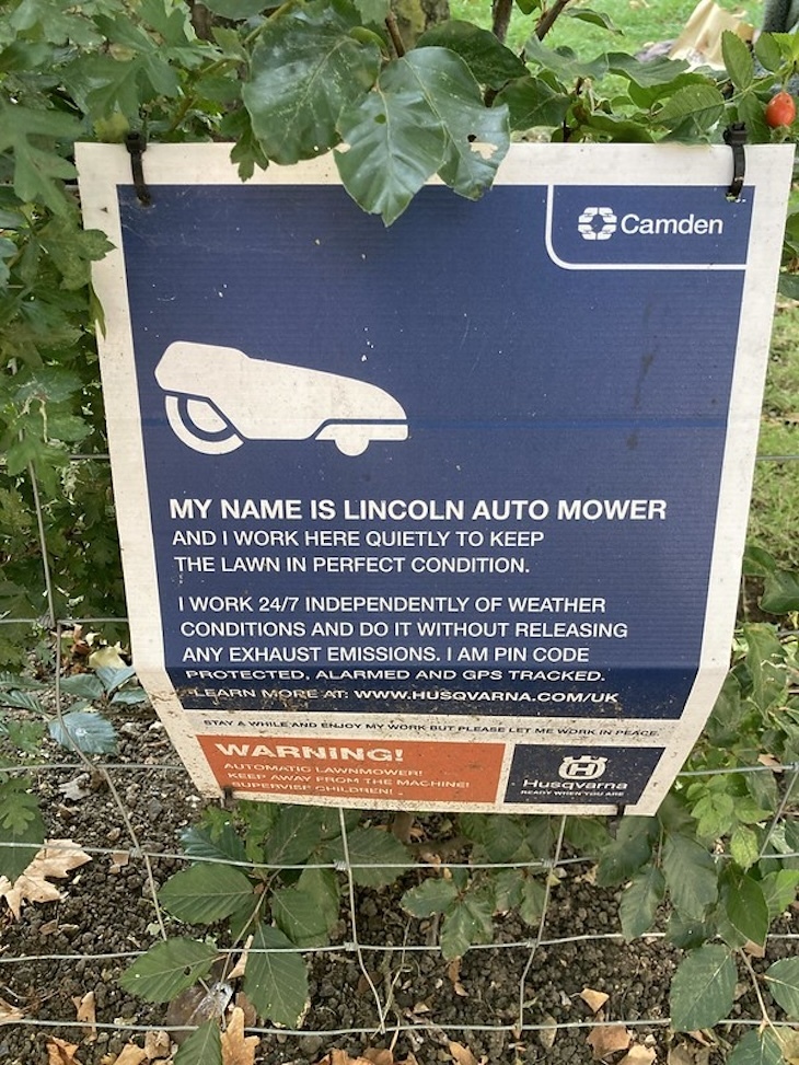 Lincoln the Auto Mower