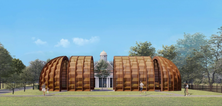 An artist's impression of this year's Serpentine Pavilion