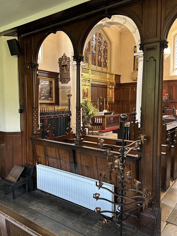 Inside charterhouse's chapel