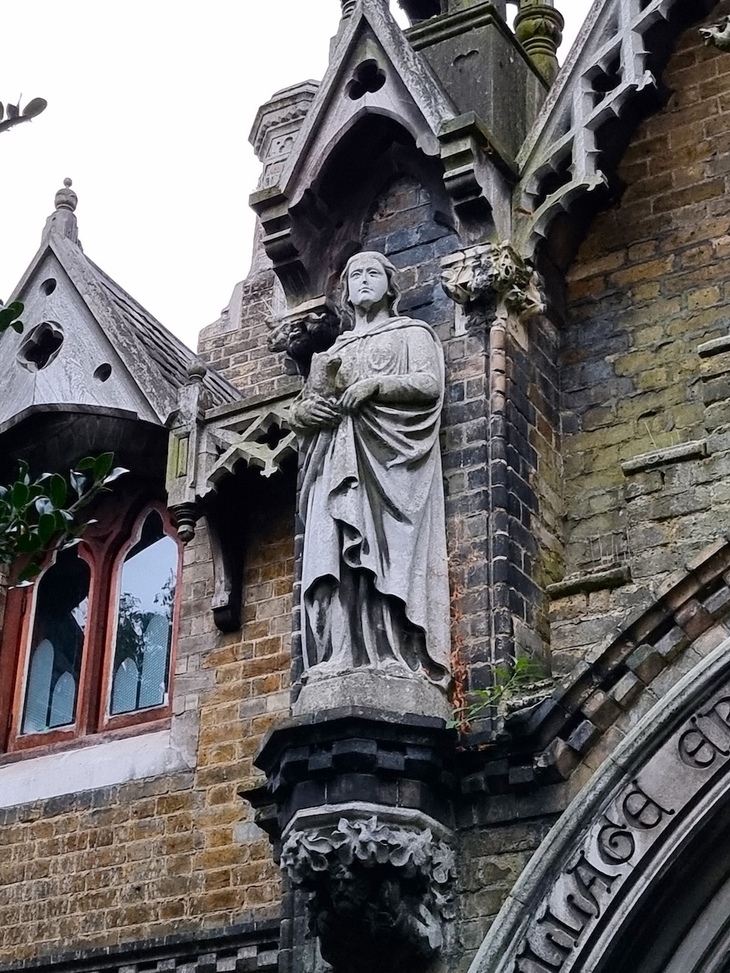 A statue of Burdett-Coutts
