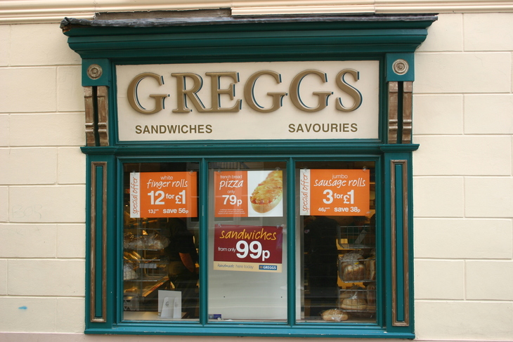 An old Greggs shopfront