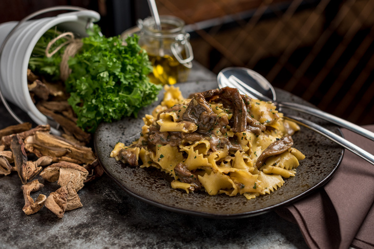 A tasty pasta dish