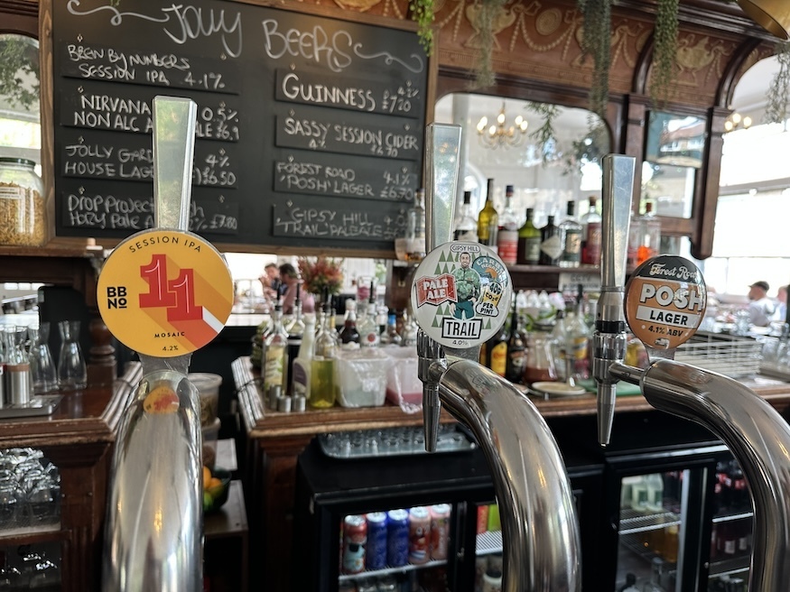 Beers in the Jolly Gardeners