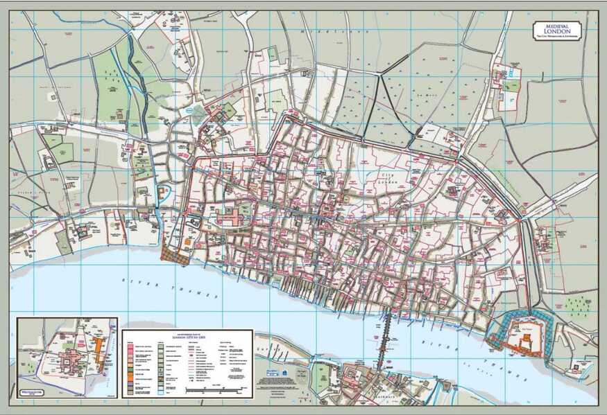 A map of medieval london