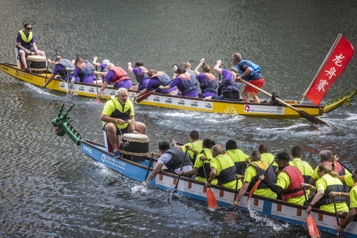 Dragon boat racing