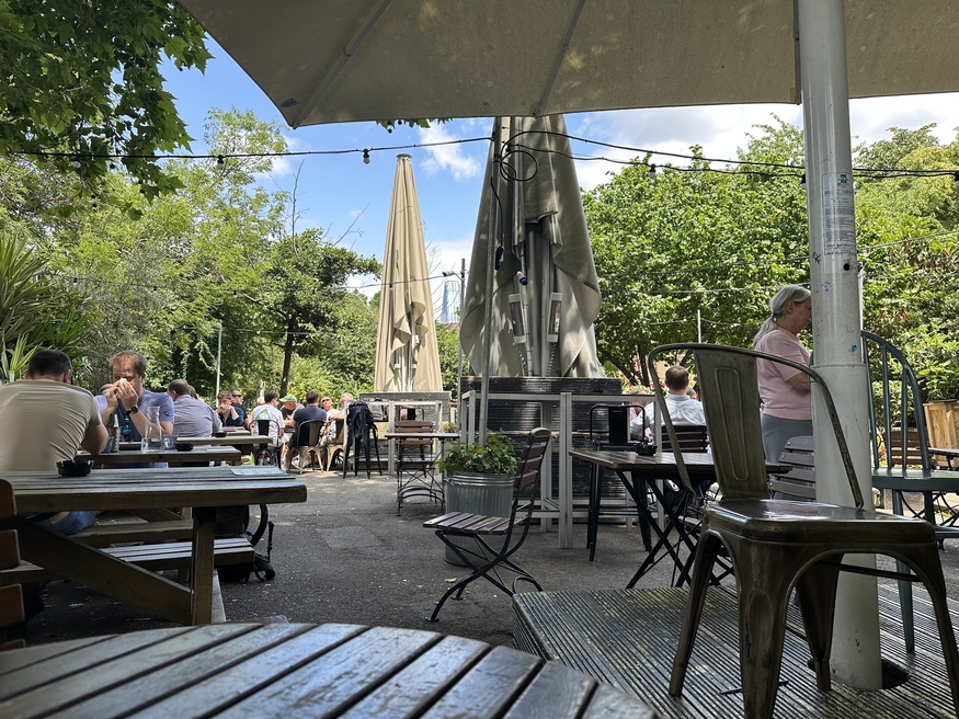 Duke of sussex beer garden